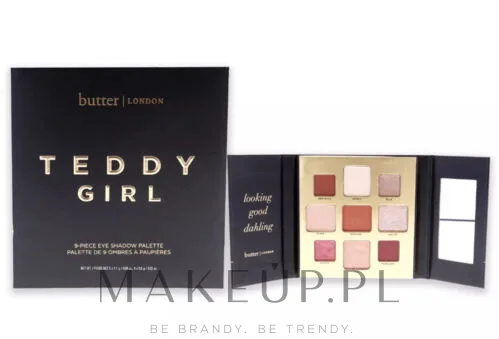 Палетка теней для век Butter London Teddy Girl Eyeshadow Palette 9 оттенков