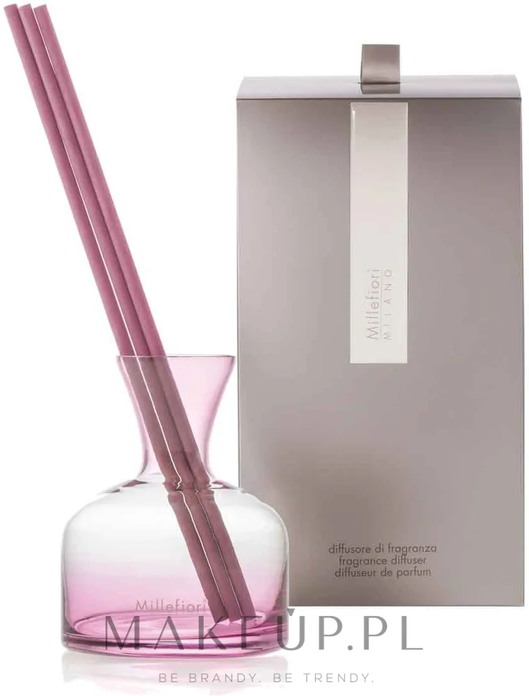 Флакон для аромадиффузора Millefiori Milano Air Design Vase Pink 250 мл розовое стекло