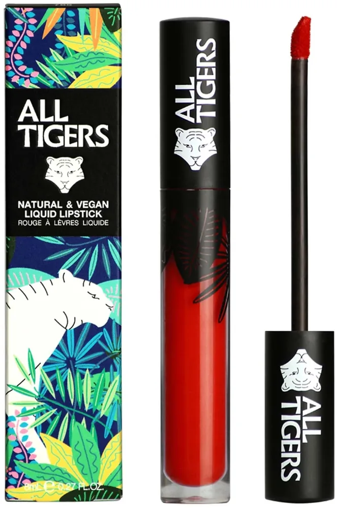 Жидкая помада для губ All Tigers Natural And Vegan, оттенок 888 - Call Me Queen