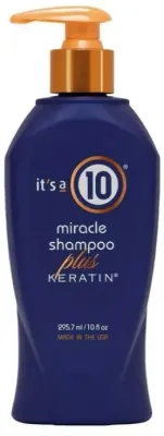 Шампунь It's a 10 Miracle Plus Keratin ежедневный уход с кератином 295.7 мл