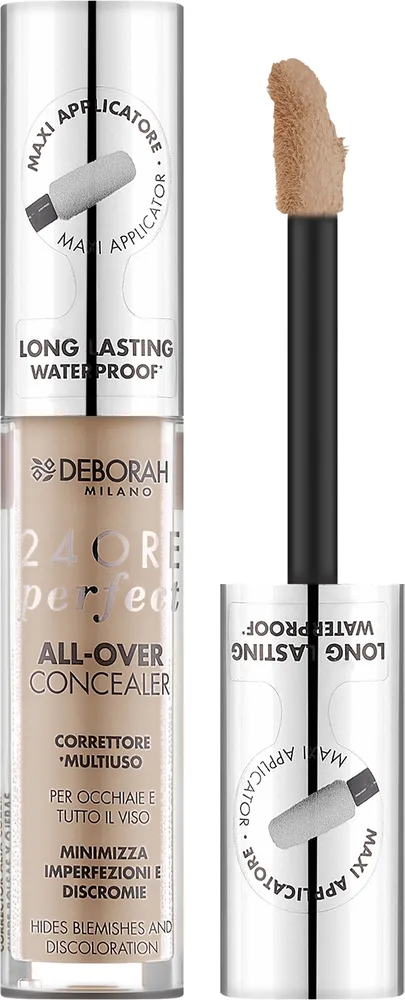 Корректор для лица Deborah 24ORE Perfect All-Over стойкий, оттенок 04 - Apricot