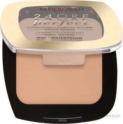 Пудровая тональная основа Deborah Fondotinta 24 Ore Perfect Compatto SPF 20, 9 г