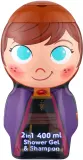 Гель для душа и волос Air-Val International Frozen Anna 2D для детей, 400 мл — фото 1