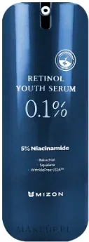 Сыворотка Mizon 0,1% Retinol Youth антивозрастная с ретинолом, ниацинамидом и бакучиолом 28 г
