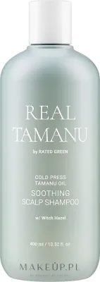 Шампунь Rated Green с маслом таману, чайным деревом и алоэ для чувствительной кожи головы 400 мл