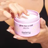 Маска для вьющихся волос Twisty высокопористых, масло ши, миндаль, пантенол, ниацинамид, зелёный чай, 250 мл — фото 3