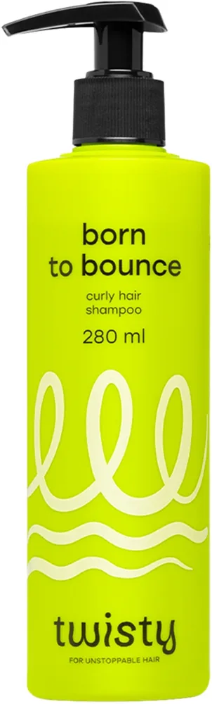 Шампунь Twisty Born to Bounce для кудрявых и пористых волос с ниацинамидом 280 мл