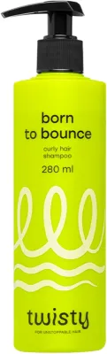 Шампунь Twisty Born to Bounce для кудрявых и пористых волос с ниацинамидом 280 мл