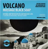 Массажное чёрное мыло Santo Volcano Spa Massage Black Soap с вулканическим пеплом, 110 г — фото 2