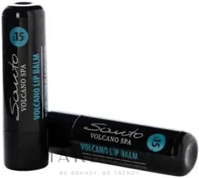 Бальзам для губ Santo Volcano Spa Lip Balm SPF 15 с солнцезащитными фильтрами, смягчающий, 5,7 мл
