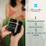 Маска для волос Santo Volcano Spa питательная, масло лавра, жожоба, олива, пантенол, цинк и медь, 200 мл — фото 5