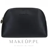 Косметичка Kashoki Beauty Bag полуовальная черная 22х14х6 см — фото 1