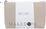 Косметичка Lussoni веган-кожа бежевая 23х14х7,5 см — фото 2