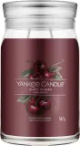 Свеча Yankee Candle Signature Black Cherry / Чёрная вишня, 2 фитиля — фото 1