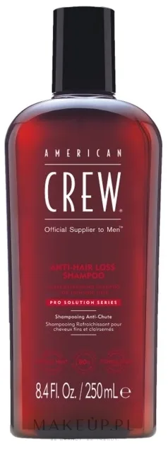 American Crew Anti-Hair Loss шампунь против выпадения волос мужской с биотином, хмелем и розмарином, укрепляющий 250 мл