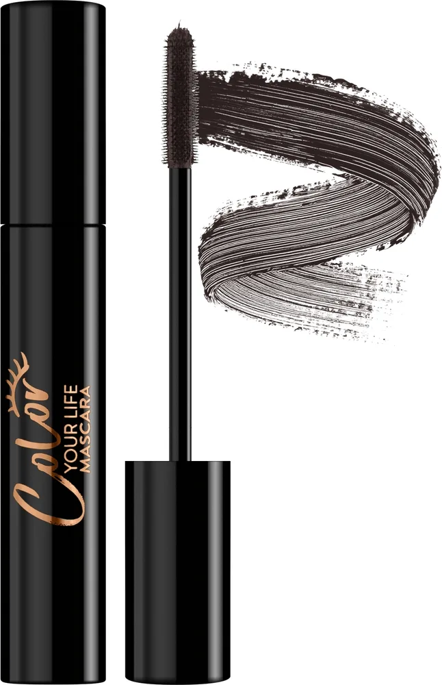 Тушь для ресниц Flormar Color Your Life цветная, оттенок Brown