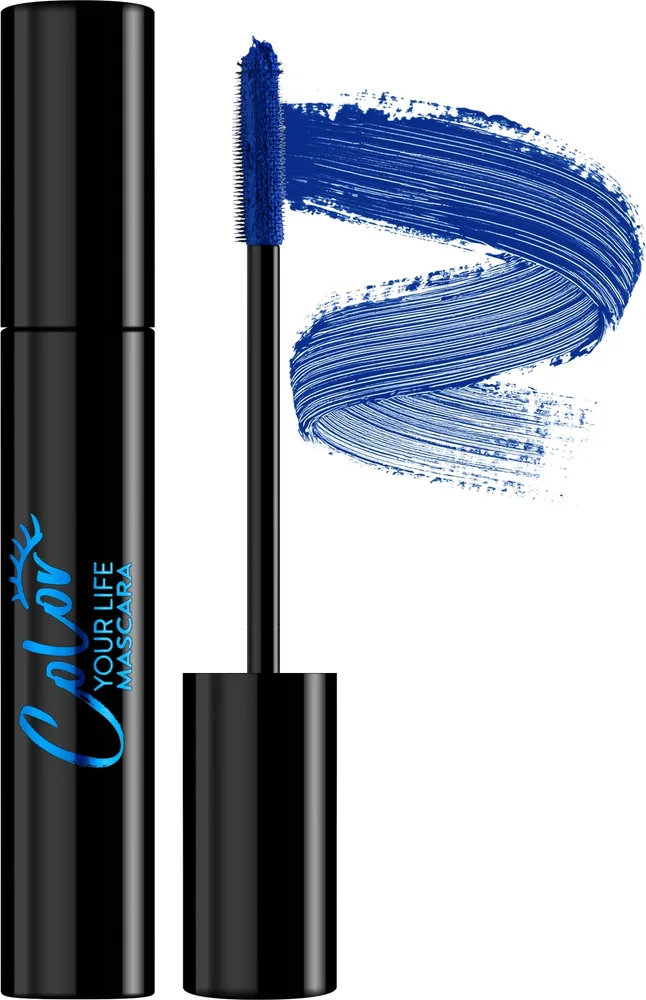 Тушь для ресниц Flormar Color Your Life цветная, оттенок Blue