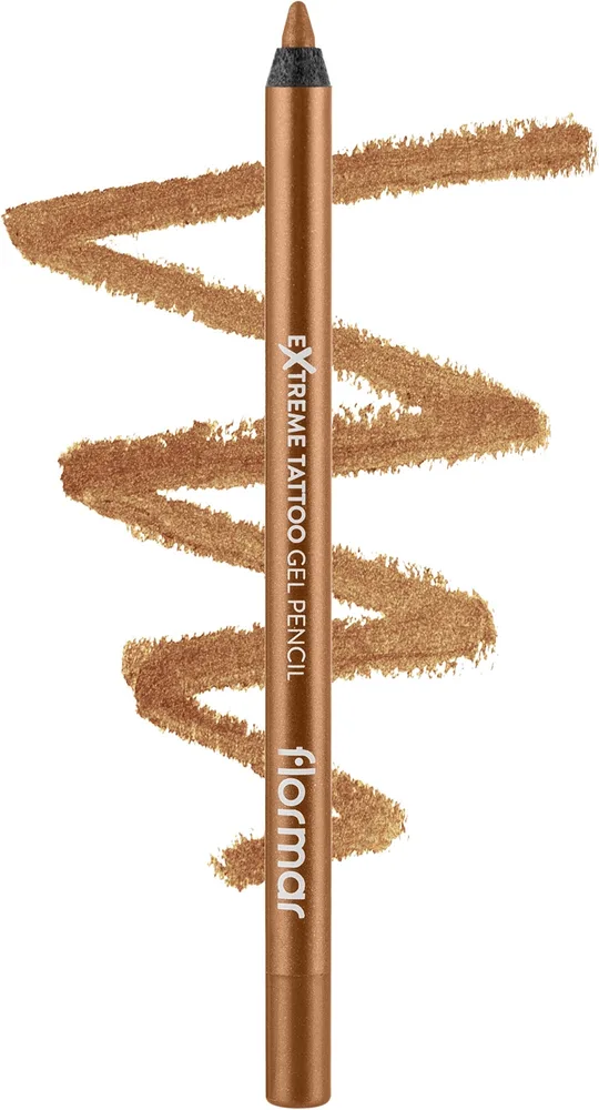 Карандаш для глаз Flormar Extreme Tattoo Gel Pencil, оттенок 07 - Gold Storm