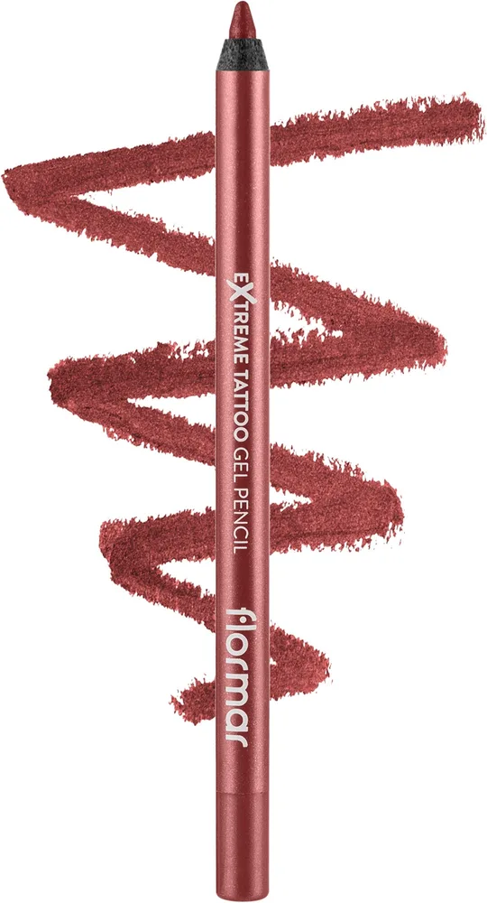 Карандаш для глаз Flormar Extreme Tattoo Gel Pencil, оттенок 09 - Pink Star