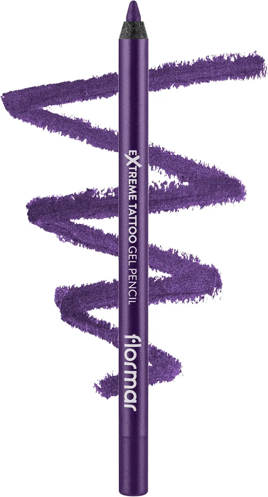 Карандаш для глаз Flormar Extreme Tattoo Gel Pencil, оттенок 11 - Purple Blaze