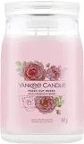Свеча Yankee Candle Signature Fresh Cut Roses / Свежие розы, 2 фитиля, 368 г — фото 1