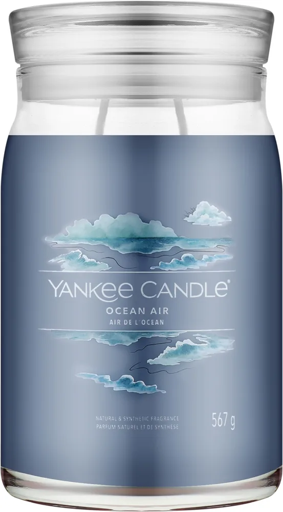 Свеча Yankee Candle Signature Ocean Air / Океанский воздух, 2 фитиля