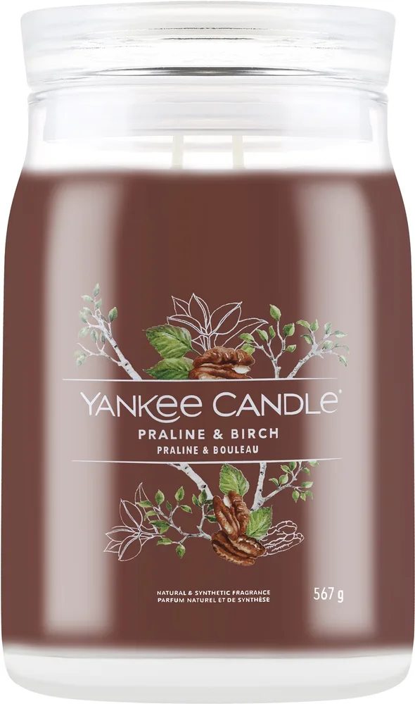 Свеча Yankee Candle Signature Praline & Birch / Пралине и берёза, 2 фитиля, 368 г