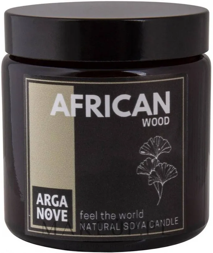 Натуральная соевая свеча Arganove «African Wood»