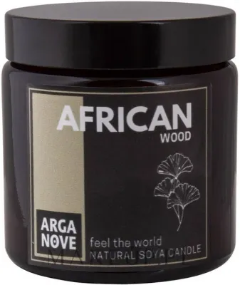 Натуральная соевая свеча Arganove «African Wood»