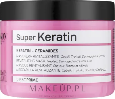 Маска для волос Dikson Super Keratin восстанавливающая, рисовый протеин, керамиды, аминокислоты, для повреждённых