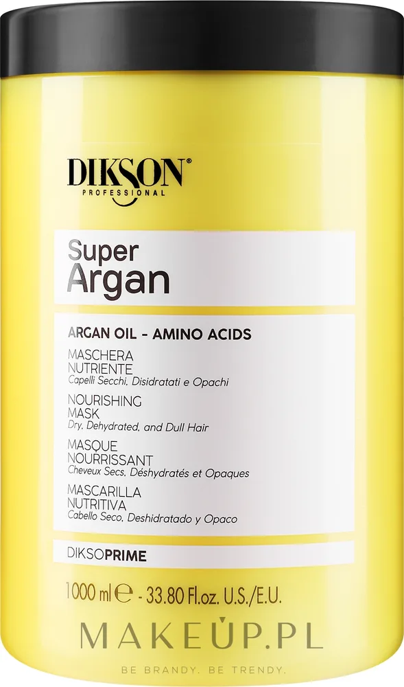 Маска для волос Dikson Super Argan питательная, аргановое масло, макадамия, рисовый протеин, аминокислоты