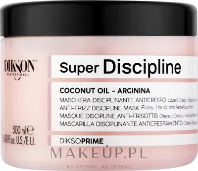 Маска для непослушных волос Dikson Super Discipline, кокосовое масло, рисовый протеин, аминокислоты, против пушистости