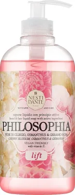 Кремовое жидкое мыло Nesti Dante Philosophia Lift с витаминами A и E, 500 мл
