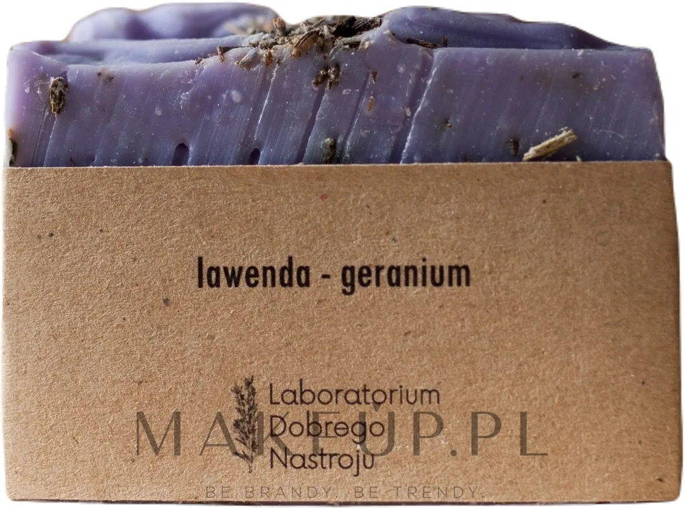 Натуральное мыло Laboratorium Dobrego Nastroju с лавандой и геранью, 100 г