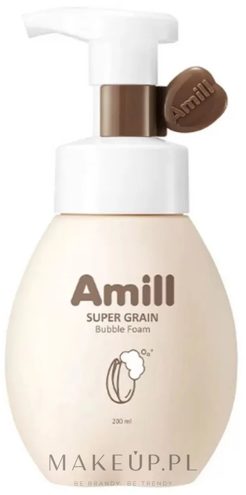 Amill Super Grain Bubble Foam пузырьковая пенка со злаками рисом овсом киноа и чиа 200 мл