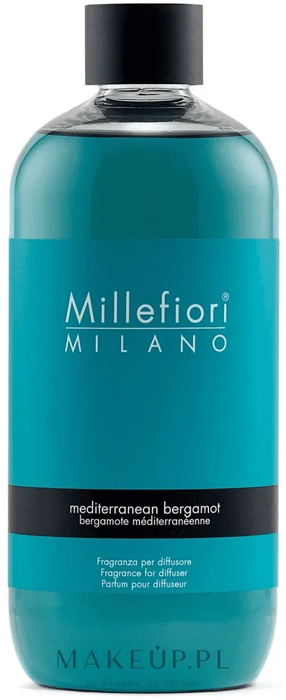 Сменный блок для аромадиффузора Millefiori Milano Natural Mediterranean Bergamot Diffuser Refill 500 мл
