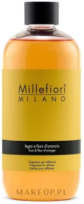 Сменный блок для аромадиффузора Millefiori Milano Natural Legni E Fiori d'Arancio Refill 250 мл