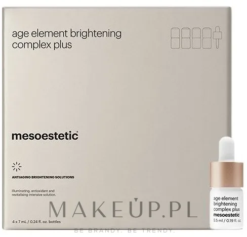 Сыворотка Mesoestetic Age Element Brightening Complex Plus осветляющая с витамином C 15% 4 флакона по 5 мл