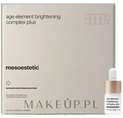 Сыворотка Mesoestetic Age Element Brightening Complex Plus осветляющая с витамином C 15% 4 флакона по 5 мл