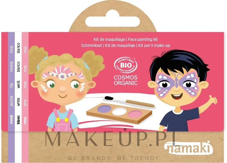 Namaki Fairy Butterfly 3-Color Face Painting Kit набор для аквагрима детский грим фея бабочка 3 цвета кисть инструкции 7,5 г
