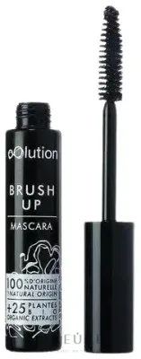 OOlution Brush Up Mascara тушь для ресниц Black объёмная с органическими маслами и экстрактами, 9 мл