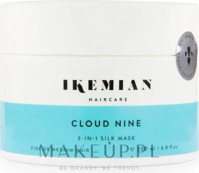 Маска для волос Ikemian Cloud Nine шёлковая 3-в-1, аргановое масло, какао, кофеин, мате, витамин C, 200 мл