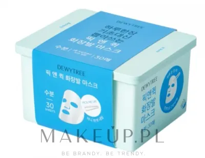 Увлажняющая маска для лица Dewytree Pick And Quick Refreshing Aqua Mask