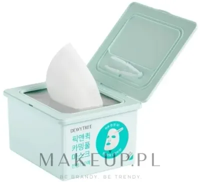 Успокаивающая маска для лица с алоэ и мятой Dewytree Pick And Quick Calming Full Mask