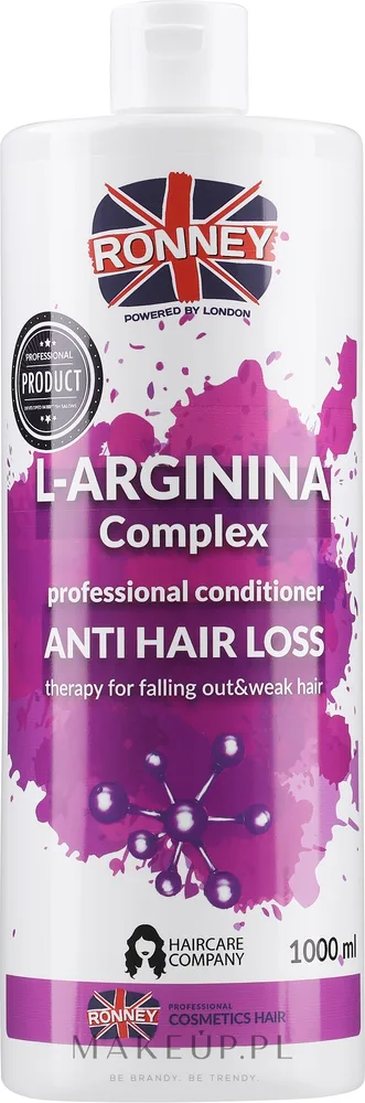 Кондиционер для ослабленных волос Ronney Professional L-arginina Complex Anti Hair Loss Therapy Conditioner, 1000 мл