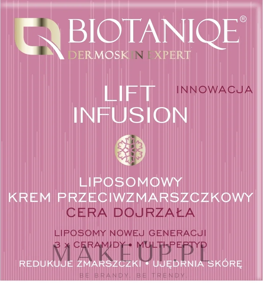 Крем для лица липосомальный Biotaniqe Lift Infusion 50+ против морщин 50 мл