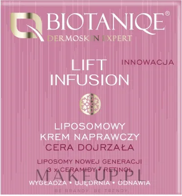 Крем для лица липосомальный Biotaniqe Lift Infusion 60+ ретинол 50 мл