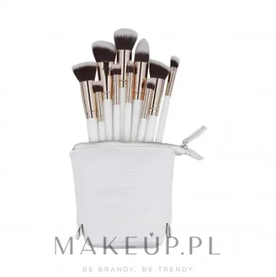 Набор кистей для макияжа ILU Basic Mu White Makeup Brush Set 10 шт. белый