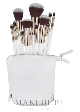 Набор кистей для макияжа ILU Basic Mu White Makeup Brush Set 12 шт. белый