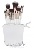 Набор кистей для макияжа ILU Basic Mu White Makeup Brush Set 12 шт. белый — фото 1